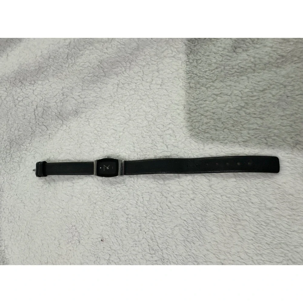 Skagen Denmark Women's Black Stainless Steel Leather Strap‎ Watch 271SSLB